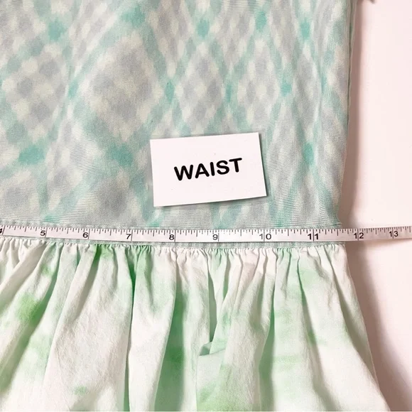 Tanya Taylor Gianna Maxi Dress XS mint green tie‎ dye - Picture 11 of 15